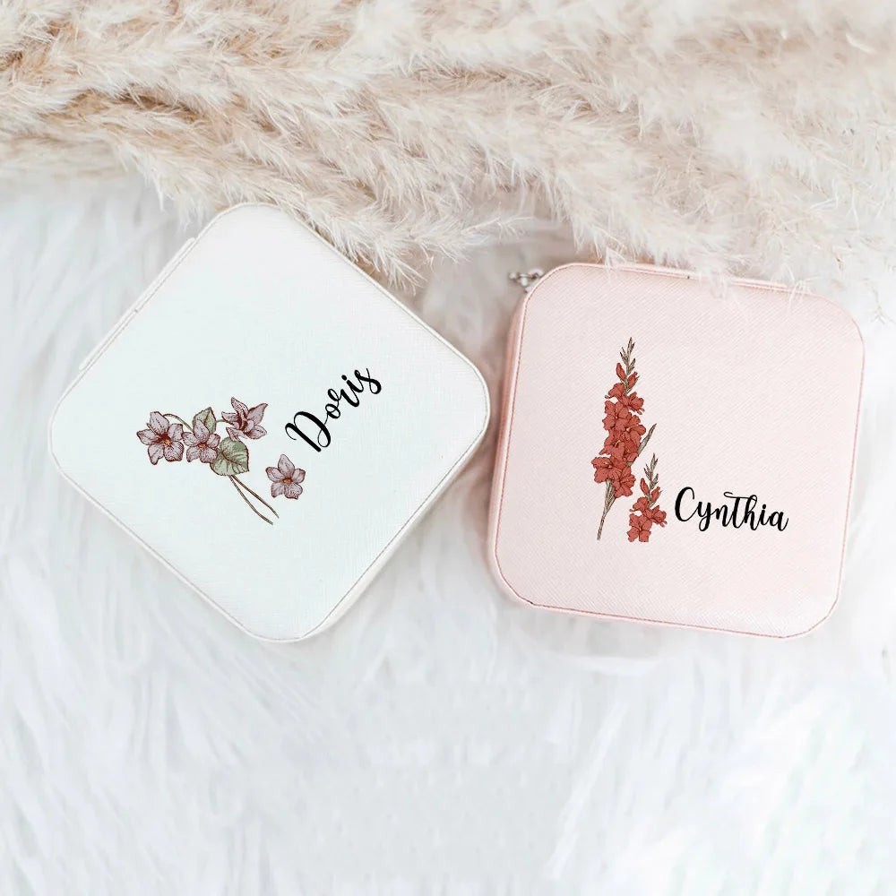 Intérieur velours de la boîte à bijoux protégeant les accessoires