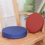 coussin rond uni imperméable mousse pe tissu moderne couleur bleu foncé rouge vert beige