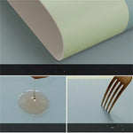 tapis table moderne vert clair bleu clair violet marron cuir texturé adhésif respectueux environnement