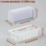 moule savon silicone opaque moderne motifs roses compartiments transparents floral