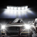 bande led flexible adhésive carrés lumineux noir blanc moderne fonctionnelle 12v 6led 2000 lumens