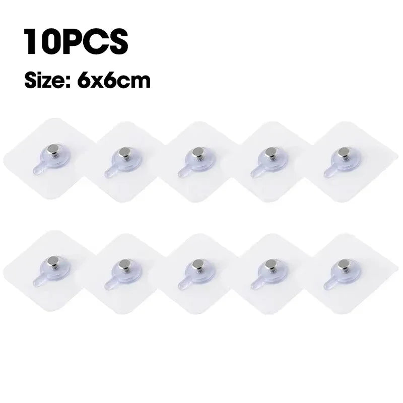 porte photos autocollants blancs modernes 10 pièces 6x6cm sans perçage durables imperméables