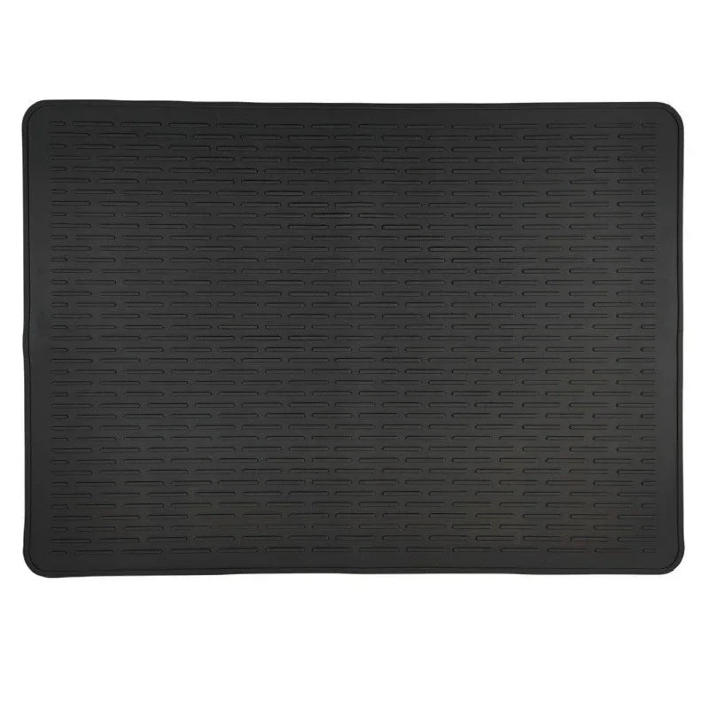 tapis protection silicone antidérapant chauffe plaque induction noir rayures horizontales moderne adhésif respectueux environnement