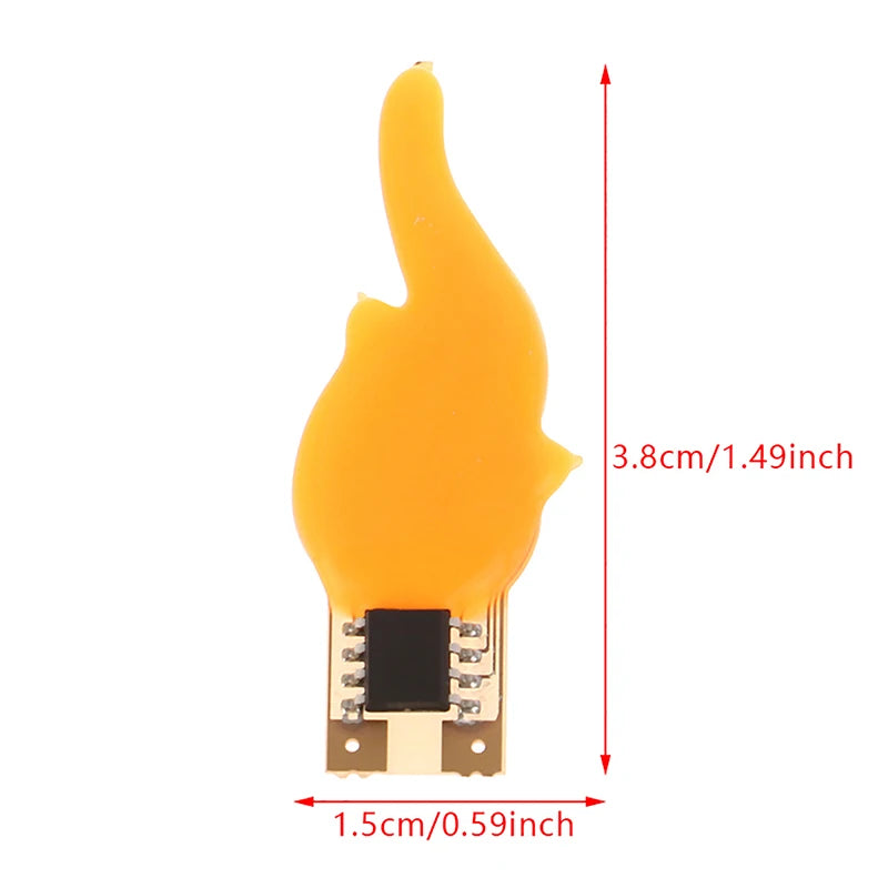 clip décoratif lumineux orange forme cœur métal décoration fête anniversaire minimaliste petit objet