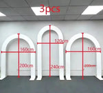 arche decorative or noir blanc moderne elegante deco mariage festivite lisse brillant