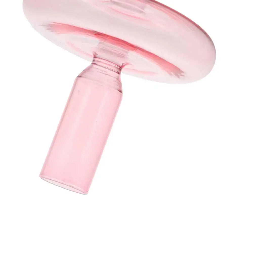 supports bougies rose transparent moderne minimaliste sans motif décoration intérieure chandelles mariage tables