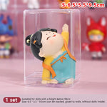 présentoir mural transparent figurines collection clips auto adhésifs multicolores modernes(cartoon) rangement jouets bricolage