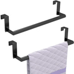porte serviettes mural acier inoxydable noir gris moderne clips serviettes franges 23cm 36cm