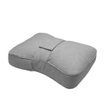 coussin genou gris clair douillet dormeurs latéraux confortable ergonomique poche literie body support
