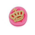 moule silicone fondant couronnes stylisées moderne pâte sucre chocolat decoration rose qualite environnement