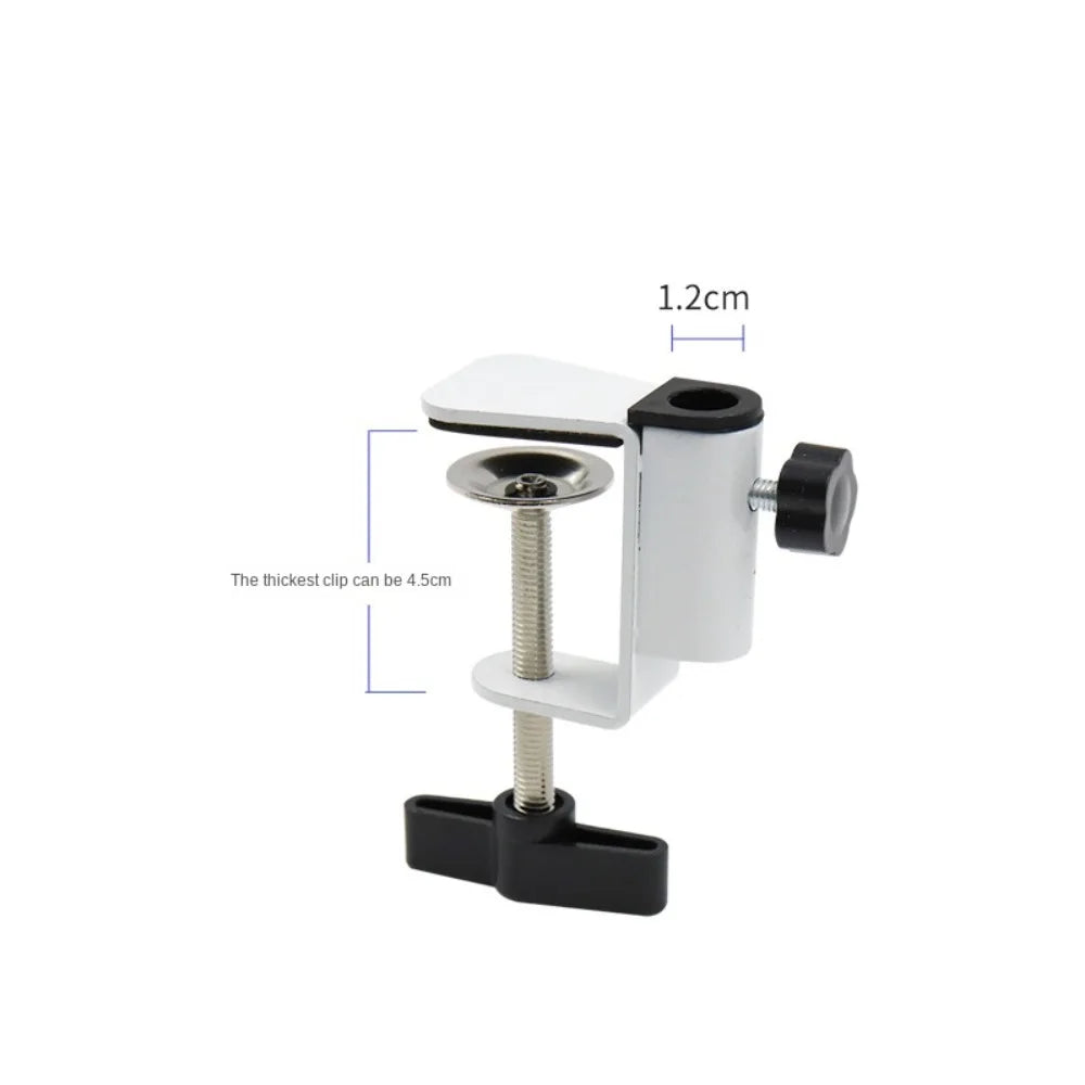 pince montage noir blanc moderne vis boutons serrage fixe lampe