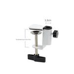 pince montage noir blanc moderne vis boutons serrage fixe lampe
