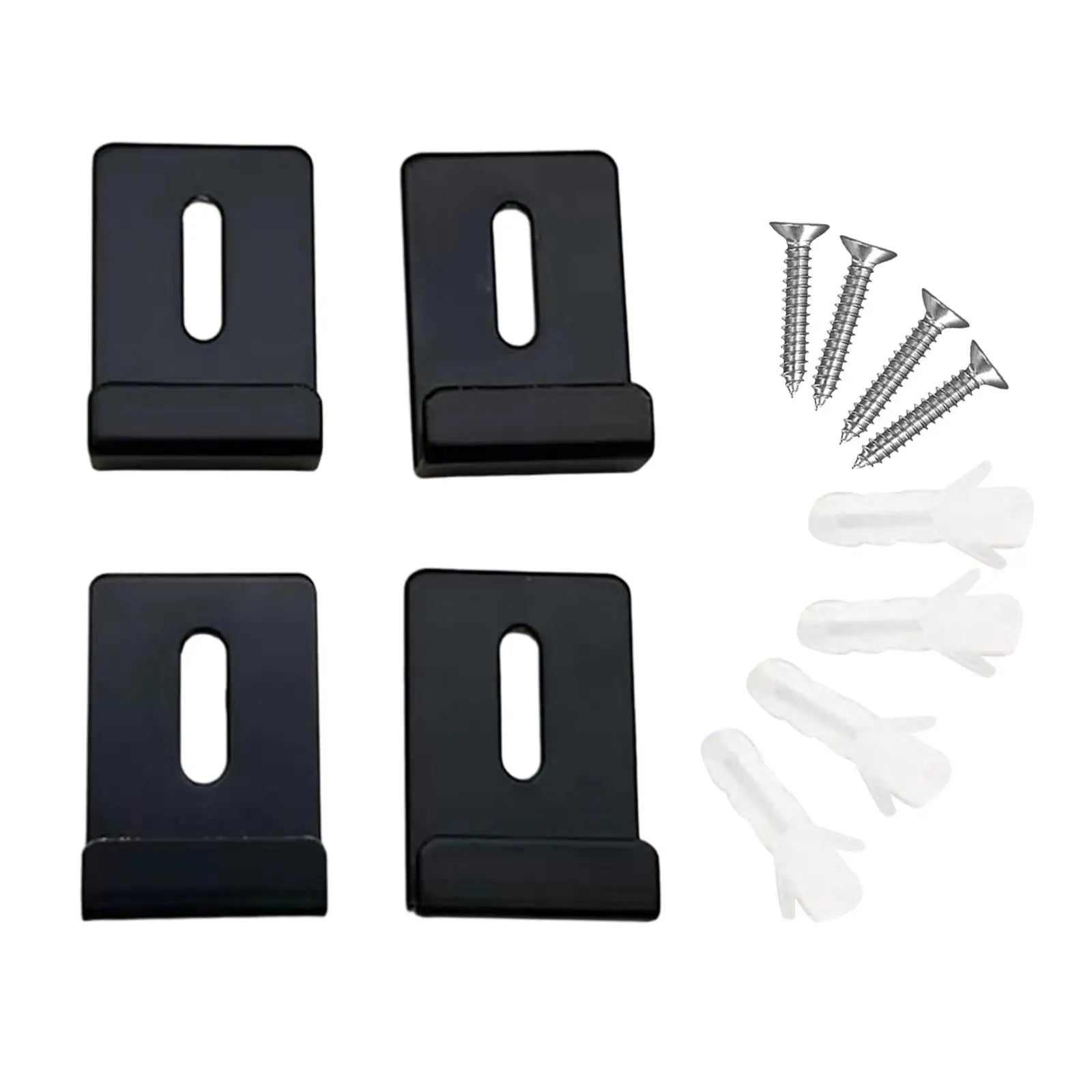 Kit de clips avec vis incluses pour montage facile
