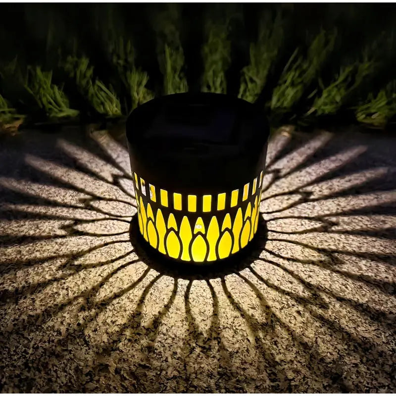 lampe solaire projectrice effet lumineux floral moderne étanche extérieur décoration jardin multicolore transparent