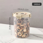 boîtes rangement transparentes modernes hermétiques qualité alimentaire poignées couvercle beige