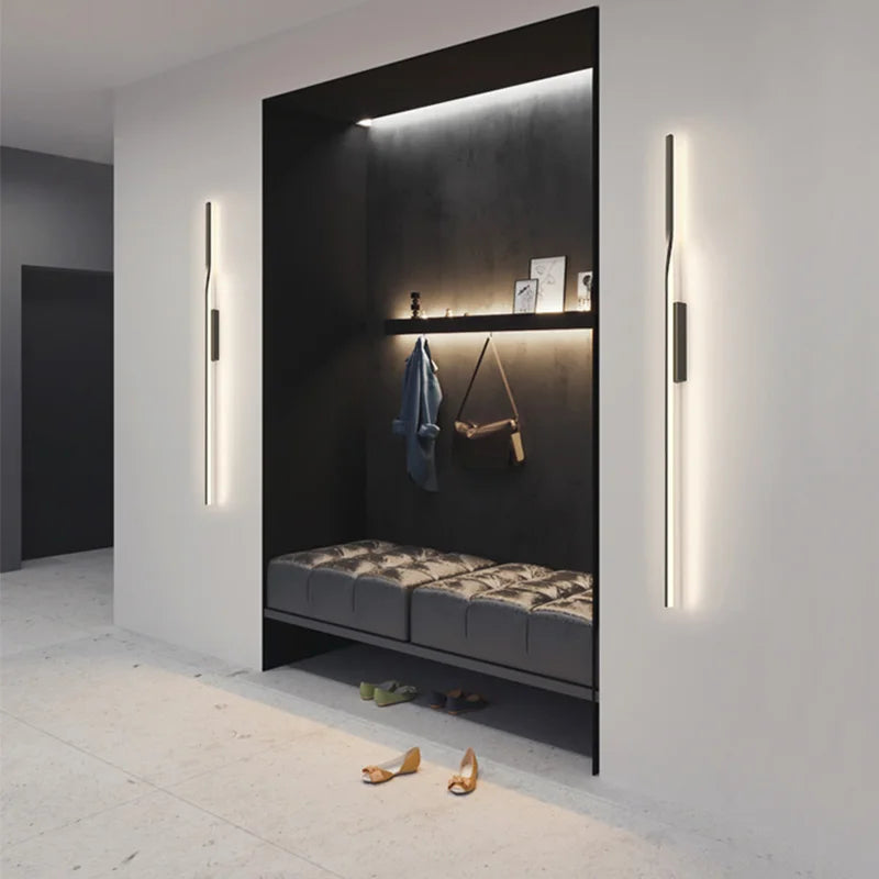appliques murales modernes lampe murale led éclairage quotidien chambre coucher salle manger cuisine minimaliste