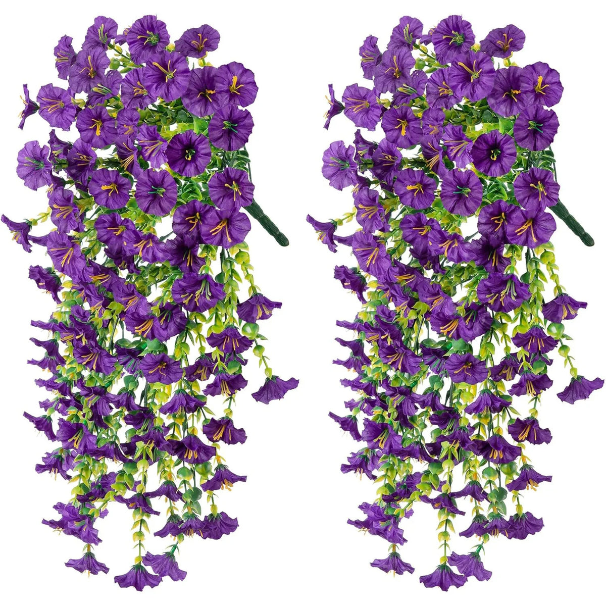 guirlande fleurs artificielles violet rose vert moderne mariage anniversaire extérieur decoration maison