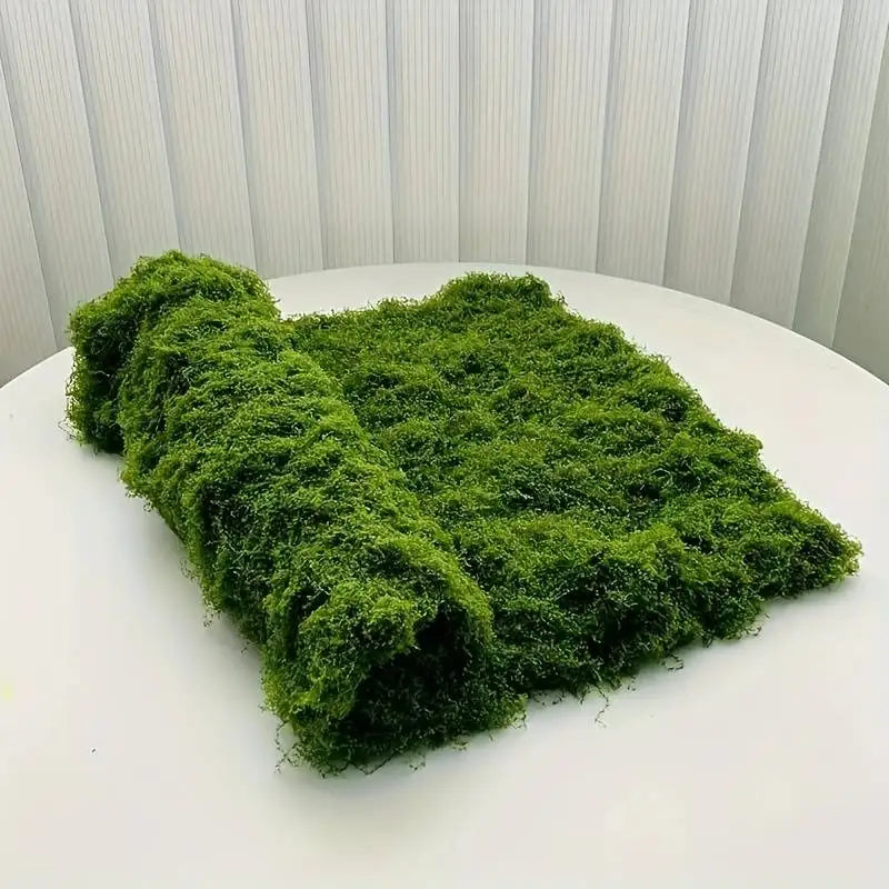 tapis artificiel mousse herbe verte moderne décoration intérieure jardinière artisanat centre table figurines animaux