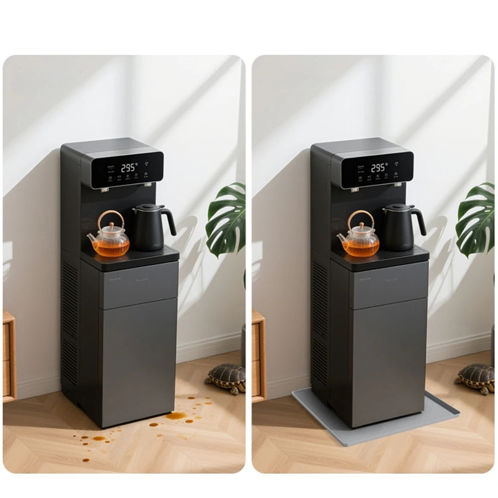 support machine silicone moderne noir 50cm 50cm antidérapant protéger sol utilitaire