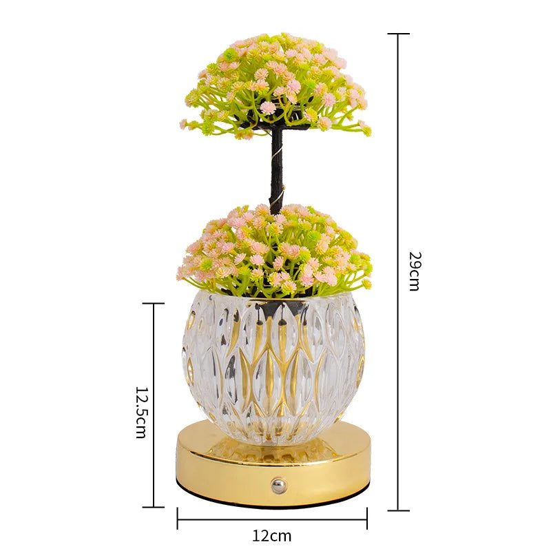 lampe table moderne rechargeable tulipes multicolores marbrées base métallique bleu rose orange violet rechargeable
