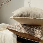 coussins décoratifs géométriques polyester beige marron modernes maison voiture decoration interieur jacquard