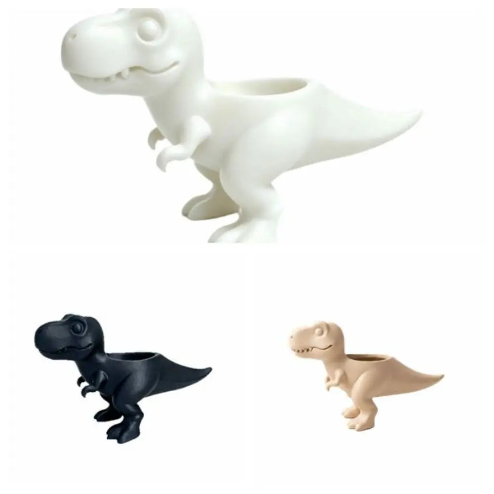 pots succulentes forme dinosaure contemporain noir blanc beige mignon plastique decoration