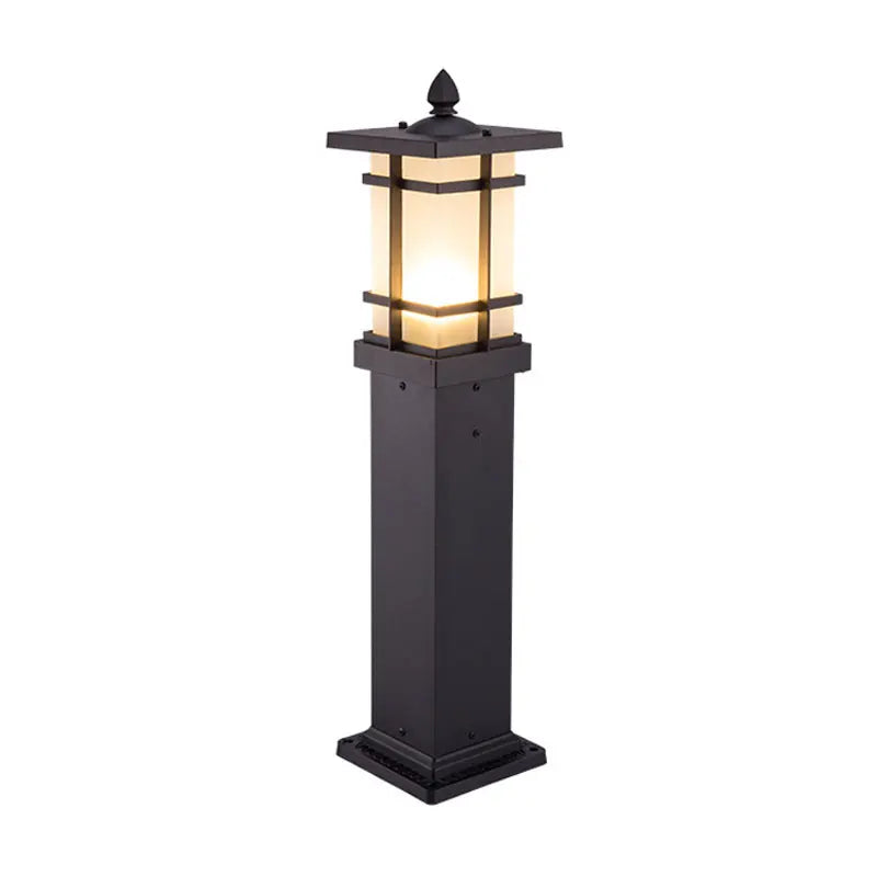 lampe sol led étanche industrielle ip65 noir classiqueextérieur aluminium barres horizontales
