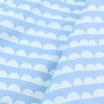 tissu coton imprimé demi cercles couleurs vives moderne graphique pliable opaque artisanal bricolage popeline