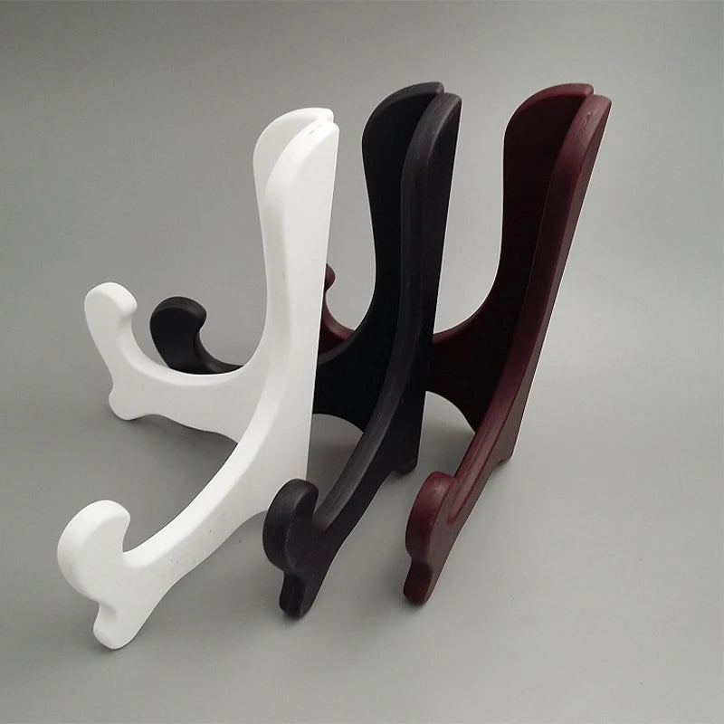 supports d'affichage bois moderne blanc noir marron sans motif opacité assiettes
