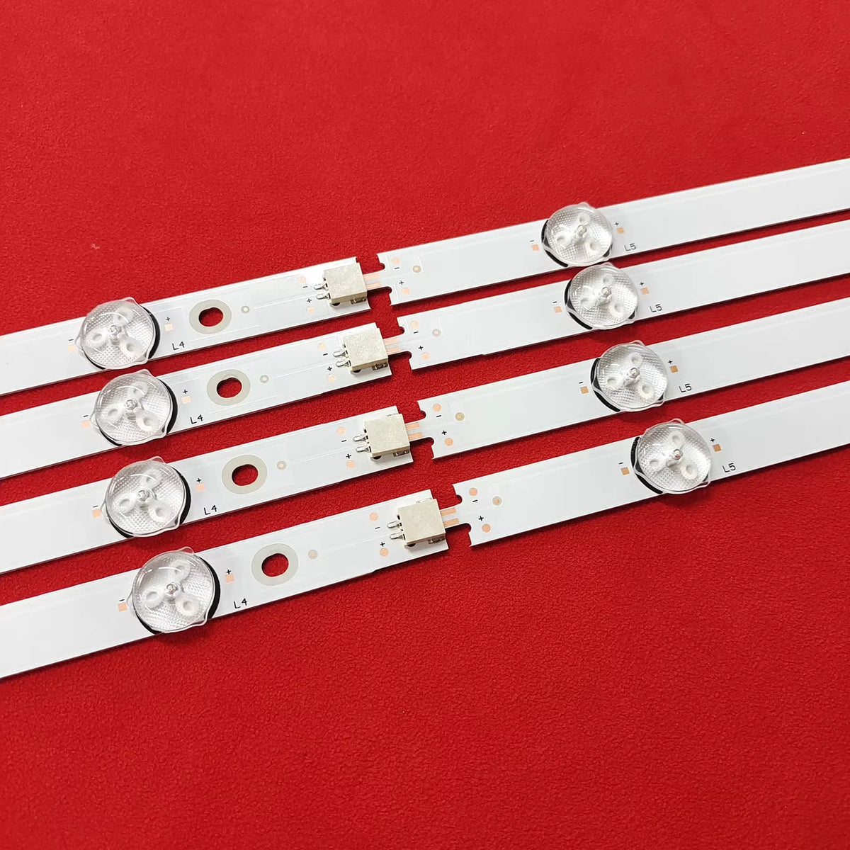 bande lumineuse led blanc 960mm diodes 6v moderne sans visibilité fixations
