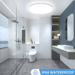 luminaire led rond blanc moderne minimaliste 15cm 18w 18cm 24w 23cm 36w 30cm 48w