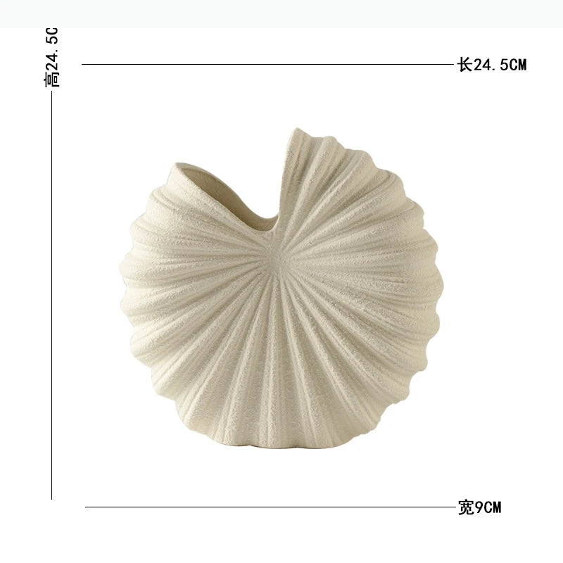 vase moderne céramique blanc rayures horizontales opacité fait main décoration maison