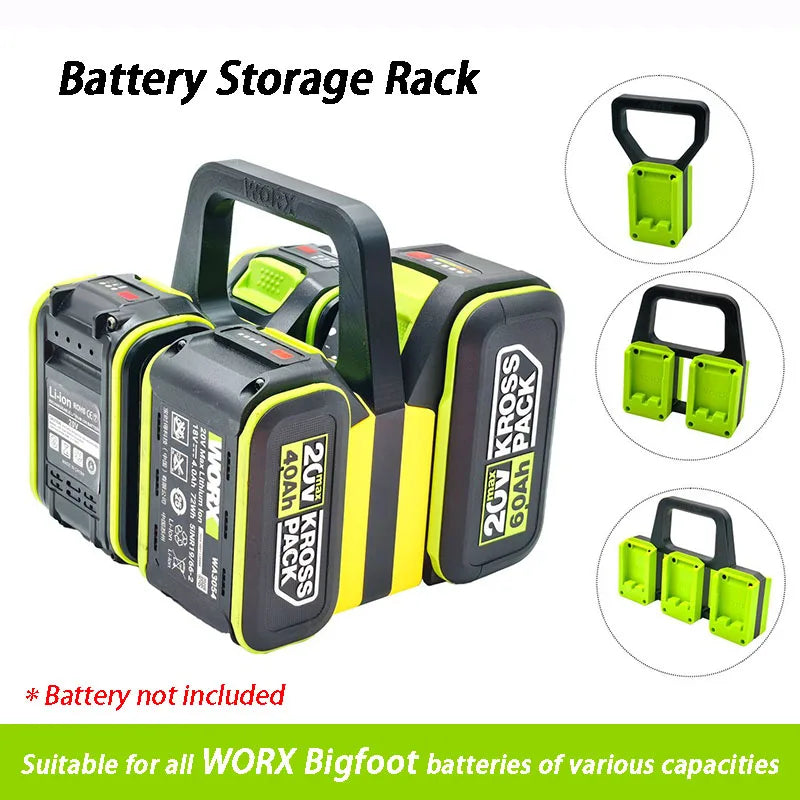 support batteries worx bigfoot noir vert jaune industriel slots slots slots bricolage maison