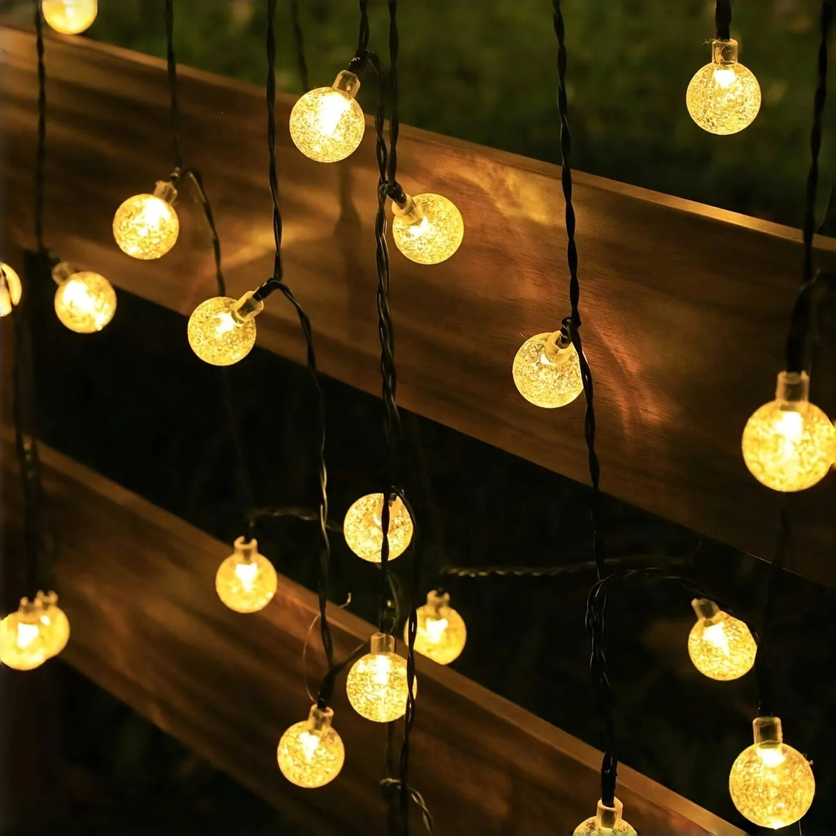 guirlande lumineuse solaire 20 30 50 100 led blanc multicolore translucides clips modernes