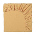drap housse lit bébé coton polyester 130x70cm uni beige clair moderne ans
