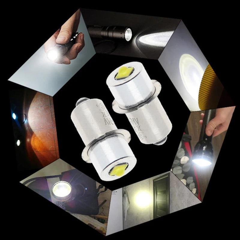 ampoule led remplacement lampe torch argenté jaune lisse moderne blanc chaud pur
