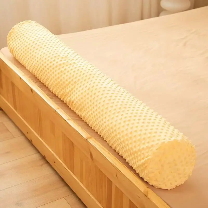 coussin ergonomique beige texture pointillée contemporain zip invisible amovible lavable 60cm 100cm