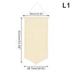 bannières décoratives modernes minimalistes tissu beige noir pins texture tissée