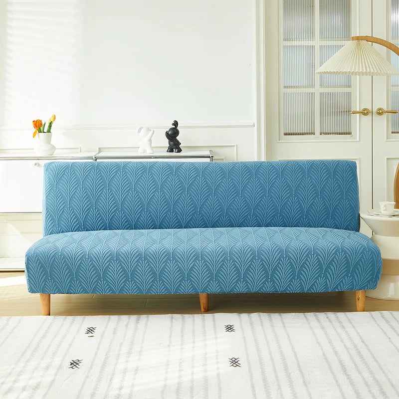 couvre lit moderne vert clair feuilles stylisées polyester lavable machine fixé ruban adhésif opaque