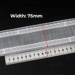 ruban polyester polonais blanc classique 75mm large clips inclusion différentes longueurs