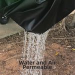 tapis protection sol jardin imperméable vert foncé noir paysagiste aménagement allée couverture plantes fleurs