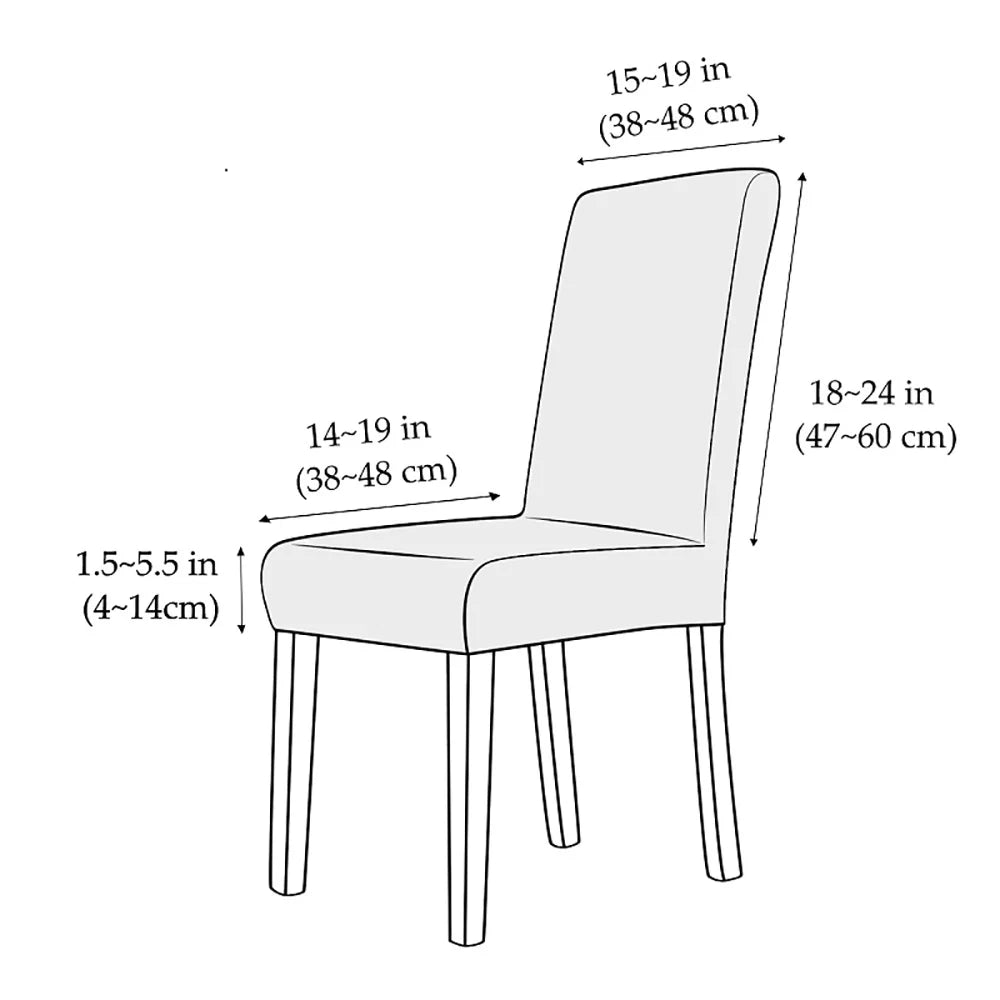 housse chaise tissu jacquard motifs géométriques gris clair moderne protection meuble détachable