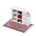 tapis turc traditionnel motifs floraux géométriques bleu rouge blanc nature