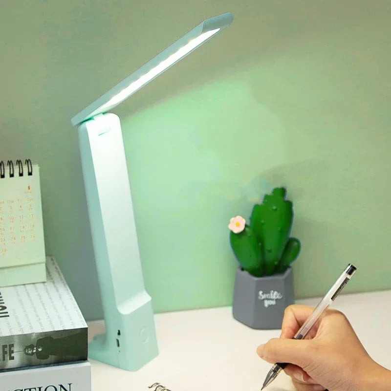 lampe pliable led rechargeable controle tactile noir rose vert blanc moderne minimaliste