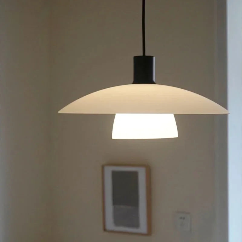 lampe suspendue moderne blanc noir mat pendentif cordon 90 260V 249 2000 lumens certification
