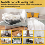 tapis repassage pliable gris quilté moderne sans aimant portable laundry dryer