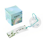 cloche vent japonaise transparente poissons floral ruban maison spa cuisine traditionnelle