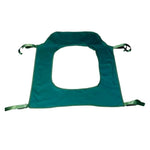 accessoire lit médicalisé aide transfert sangles bouclés rouge tissu rayé blanc turquoise