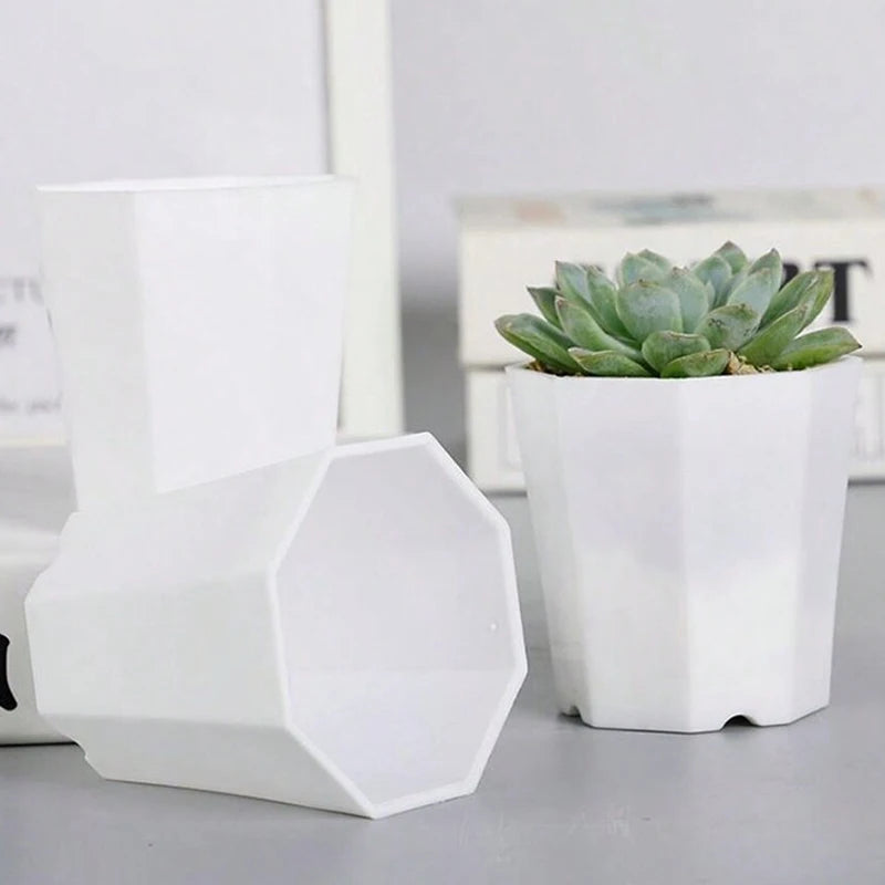 pots fleurs plastique rouge vert jaune bleu blanc noir modernes assiettes base