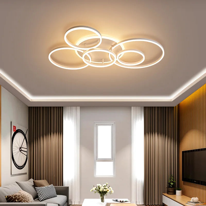 Luminaire plafond LED moderne bureau